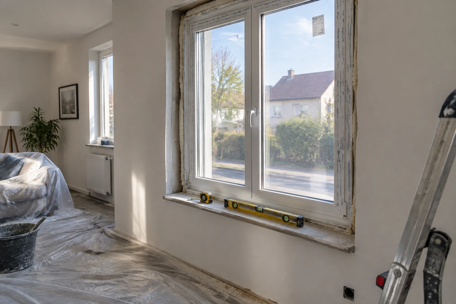 Prix fenêtre double vitrage : 750 à 1 300 € hors pose en PVC